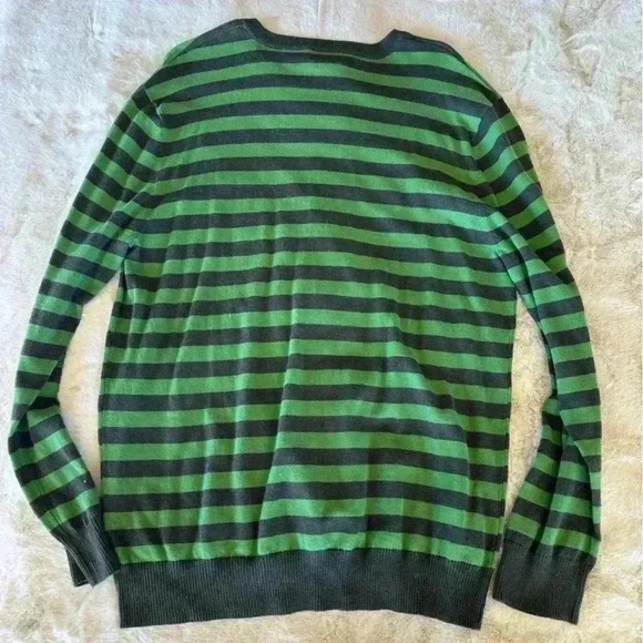 Old Navy men’s Casual Top Long SleeveBasic Loose Fit PrintStriped Sweatshirt XL - Picture 2 of 10
